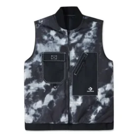 Gilet utilitaire rembourré réversible, tailles asiatiques « Noir »