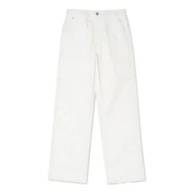 Go To Pantalon droit tissé Tailles asiatiques « Blanc »