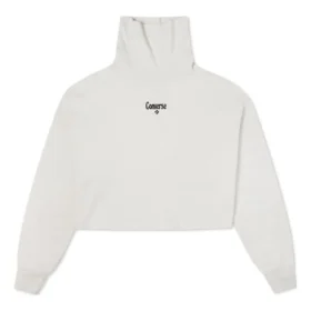 HIGH NECK MOCK Crew Blanc CRÈME
