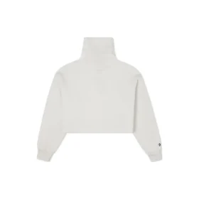 HIGH NECK MOCK Crew Blanc CRÈME