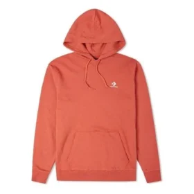 Homme Converse Logo brodé Tricot ample Sport Marron Rouge