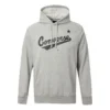Hoodie à capuche et cordon de serrage Converse pour homme, imprimé logo Alphabet, gris