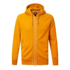 Hoodies de sport décontractés à fermeture éclair intégrale, unisexes, orange