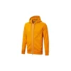 Hoodies de sport décontractés à fermeture éclair intégrale, unisexes, orange
