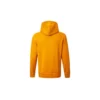 Hoodies de sport décontractés à fermeture éclair intégrale, unisexes, orange