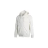 Hoodies unisexes de sport décontractés à fermeture éclair intégrale Blanc