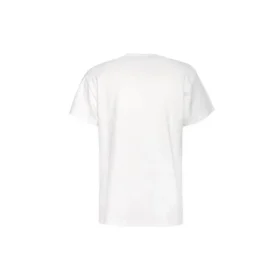 Imprimé logo Col rond Blanc