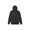 Imprimé Love sur toute la surface, style sportif pour couple, noir