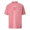 Jack Purcell Brodé Sport Col rond Manches courtes Style couple Rose