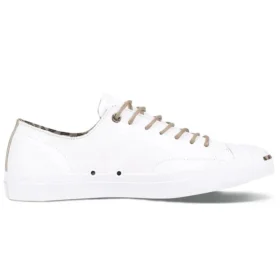 Jack Purcell Chaussures de skate casual basses, résistantes à l&rsquo;usure et antidérapantes, unisexes, blanches