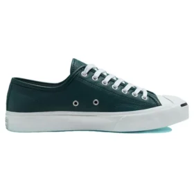 Jack Purcell en cuir aux couleurs de saison « Vert Blanc »