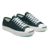 Jack Purcell en cuir aux couleurs de saison « Vert Blanc »