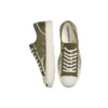 Jack Purcell en cuir doublé de fausse fourrure « Green White »