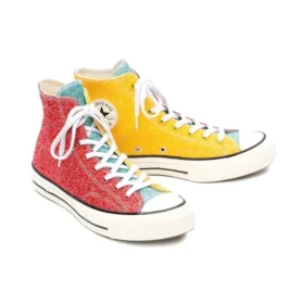 JW Anderson x Chuck 70 Hi « Glitter Pack – Cherry Sulphur »