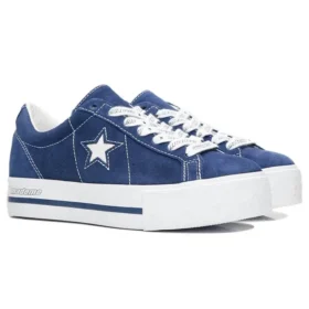 MadeMe x One Star Platform Suede Ox « Medieval Blue »