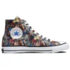 One Piece x Converse Chuck Taylor All Star 100 PT HI Chaussures en toile Multicolores