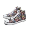 One Piece x Converse Chuck Taylor All Star 100 PT HI Chaussures en toile Multicolores