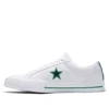 One Star Cuir de bœuf Blanc/Vert Style original