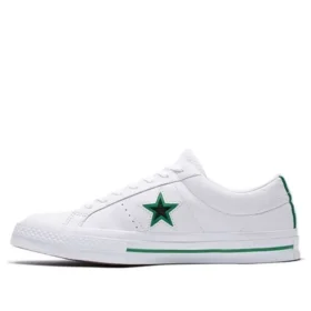 One Star Cuir de bœuf Blanc/Vert Style original