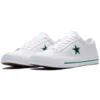 One Star Cuir de bœuf Blanc/Vert Style original
