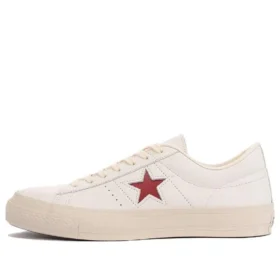 One Star J EB LEATHER « White Crimson Red »