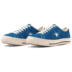 One Star J Suede « Bleu Blanc »