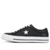 One Star Low Top en cuir « Black White »