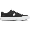One Star Low Top en cuir « Black White »