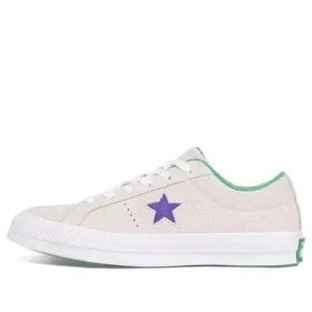 One Star Ox Grand Slam Suede pour homme « White/Court Purple/Green