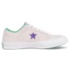 One Star Ox Grand Slam Suede pour homme « White/Court Purple/Green
