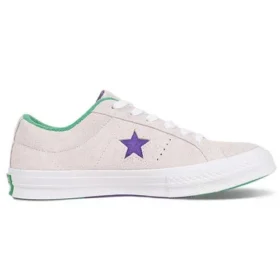 One Star Ox Grand Slam Suede pour homme « White/Court Purple/Green