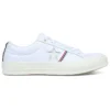 One Star Piping Low Top en blanc/rouge émail/blanc cassé