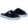 One Star Sandal Slip « Black White »