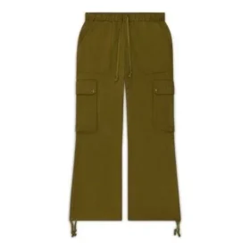 Pantalon cargo en tricot, tailles asiatiques « Vert »