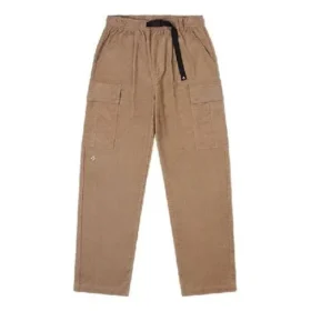 Pantalon cargo en velours côtelé, tailles asiatiques « Nomad Khaki »