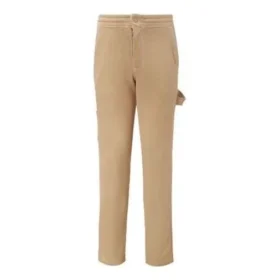 Pantalon cargo taille basse, coupe carpentier, taille asiatique « Kaki »