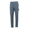 Pantalon cargo taille haute, coupe asiatique « Lakeside Blue »