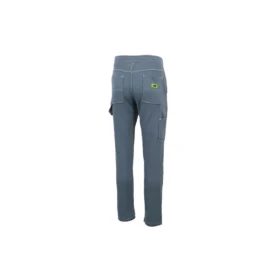 Pantalon cargo taille haute, coupe asiatique « Lakeside Blue »