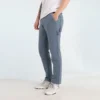 Pantalon cargo taille haute, coupe asiatique « Lakeside Blue »