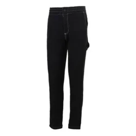 Pantalon cargo taille haute, tailles asiatiques « Noir »