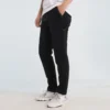 Pantalon cargo taille haute, tailles asiatiques « Noir »