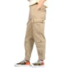 Pantalon cargo utilitaire tissé, tailles asiatiques « Beige »