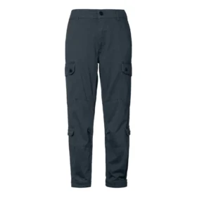 Pantalon cargo utilitaire tissé, tailles asiatiques « Noir »