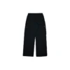 Pantalon cargo utilitaire tissé, tailles asiatiques « Noir »