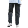 Pantalon cargo utilitaire tissé, tailles asiatiques « Noir »
