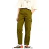 Pantalon cargo utilitaire tissé, tailles asiatiques « Vert olive »