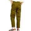 Pantalon cargo utilitaire tissé, tailles asiatiques « Vert olive »