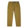 Pantalon casual droit et fuselé en tissu, tailles asiatiques « Vert mousse foncé »