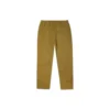 Pantalon casual droit et fuselé en tissu, tailles asiatiques « Vert mousse foncé »