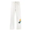 Pantalon chino à double pli Much Love, tailles asiatiques « Egret »